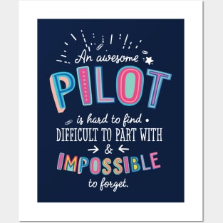 An awesome Pilot Gift Idea - Impossible to Forget Quote Posters and Art